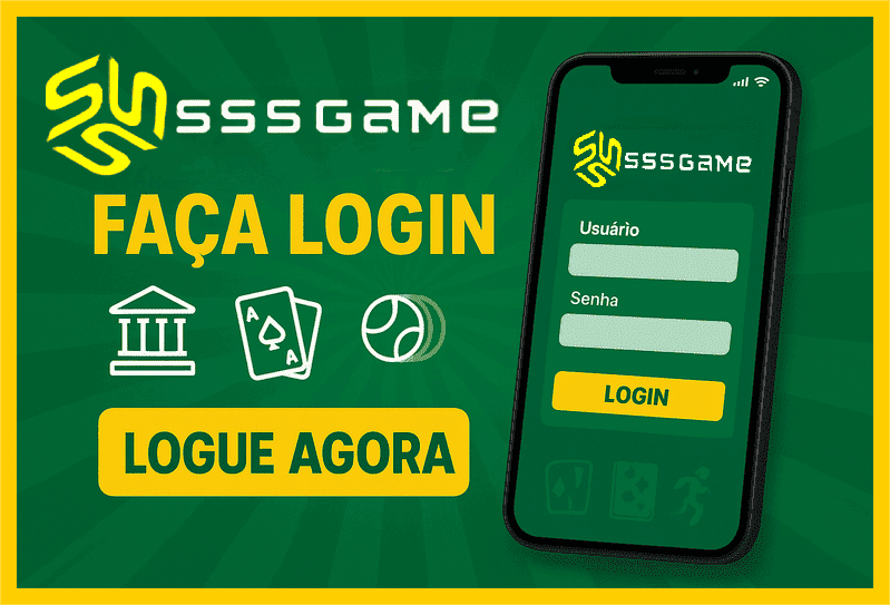 Imagem destacando login seguro na SSSGAME para novos usuários